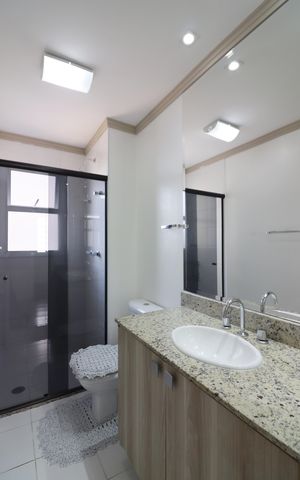 Apartamento à venda com 107m², 3 quartos e 2 vagasBanheiro Social