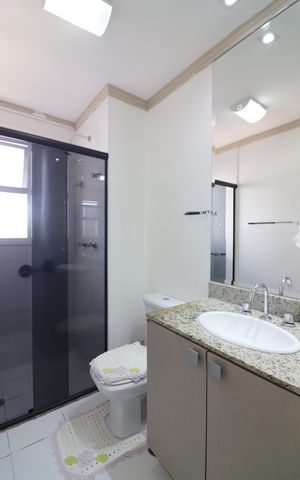 Apartamento à venda com 107m², 3 quartos e 2 vagasQuarto 1 - Suíte Banheiro 