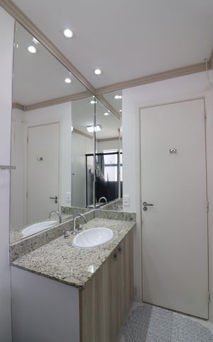 Apartamento à venda com 107m², 3 quartos e 2 vagasBanheiro Social