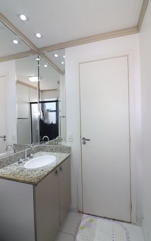 Apartamento à venda com 107m², 3 quartos e 2 vagasQuarto 1 - Suíte Banheiro 