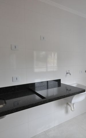Apartamento à venda com 45m², 2 quartos e 1 vagaCozinha e Área de serviço