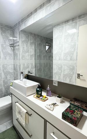Apartamento para alugar com 70m², 3 quartos e 1 vaga Apartamento para alugar com 70m², 3 quartos e 1 vagaBanheiro
