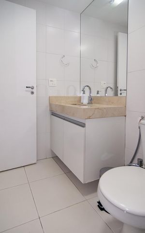 Studio à venda com 43m², 1 quarto e 1 vaga Studio à venda com 43m², 1 quarto e 1 vagaBanheiro
