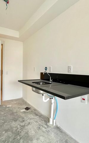 Studio à venda com 26m², 1 quarto e sem vaga Studio à venda com 26m², 1 quarto e sem vagaCozinha