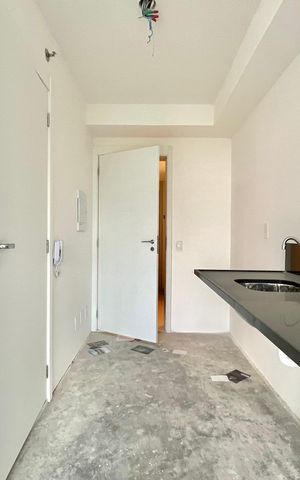 Studio à venda com 26m², 1 quarto e sem vaga Studio à venda com 26m², 1 quarto e sem vagaCozinha