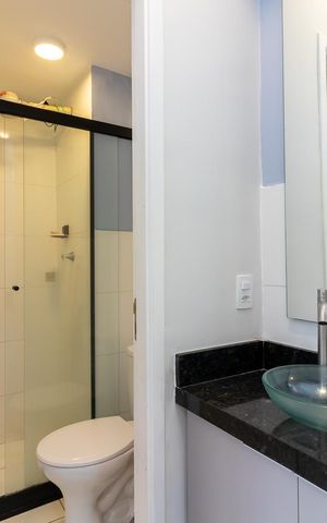 Apartamento à venda com 34m², 2 quartos e 1 vagaBanheiro