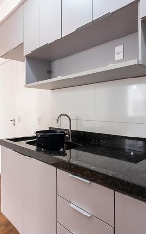 Apartamento à venda com 34m², 2 quartos e 1 vagaCozinha e Área de Serviço