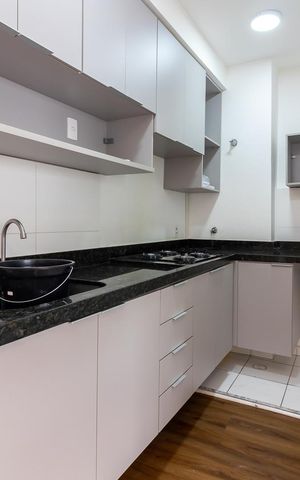 Apartamento à venda com 34m², 2 quartos e 1 vagaCozinha e Área de Serviço