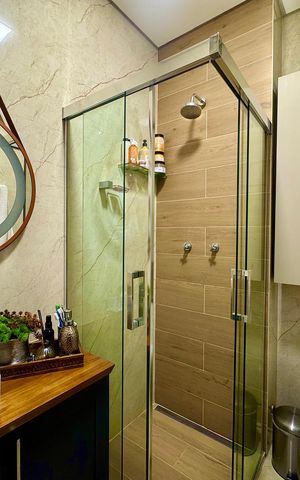 Apartamento à venda com 108m², 2 quartos e 1 vaga Apartamento à venda com 108m², 2 quartos e 1 vagaBanheiro 1