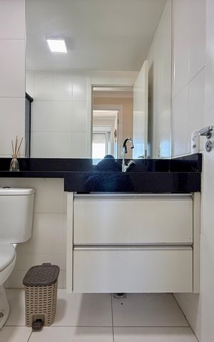 Apartamento à venda com 43m², 2 quartos e sem vagaBanheiro 