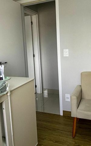 Apartamento à venda com 53m², 2 quartos e 1 vagaQuarto 2 