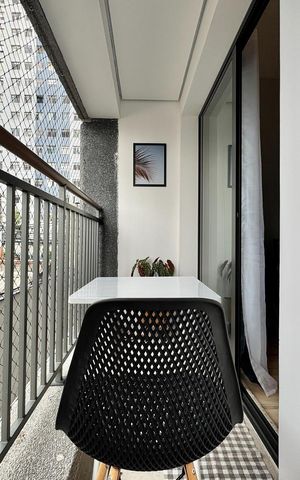 Apartamento à venda com 24m², 1 quarto e sem vaga Apartamento à venda com 24m², 1 quarto e sem vagaVaranda