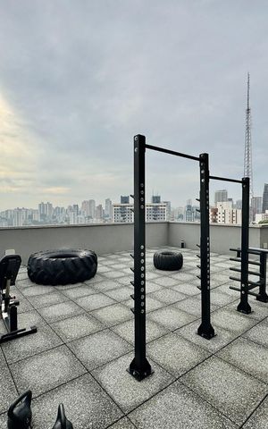 Apartamento à venda com 24m², 1 quarto e sem vaga Apartamento à venda com 24m², 1 quarto e sem vagaAcademia de Crossfit