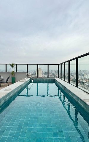 Apartamento à venda com 24m², 1 quarto e sem vaga Apartamento à venda com 24m², 1 quarto e sem vagaPiscina