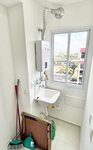 Apartamento para alugar com 36m², 2 quartos e sem vaga Apartamento para alugar com 36m², 2 quartos e sem vagaCozinha e Área de Serviço