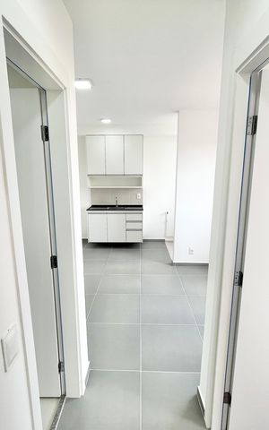Apartamento para alugar com 36m², 2 quartos e sem vaga Apartamento para alugar com 36m², 2 quartos e sem vagaCorredor