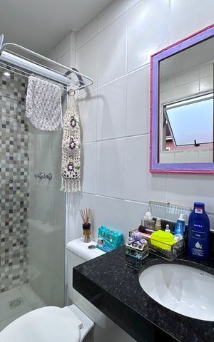 Casa de condomínio à venda com 118m², 3 quartos e 2 vagas Casa de condomínio à venda com 118m², 3 quartos e 2 vagasSuite - banheiro