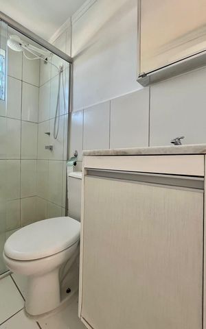 Apartamento à venda com 47m², 2 quartos e 1 vaga Apartamento à venda com 47m², 2 quartos e 1 vagaBanheiro
