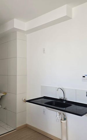 Apartamento à venda com 34m², 2 quartos e sem vaga Apartamento à venda com 34m², 2 quartos e sem vagaCozinha e Área de Serviço