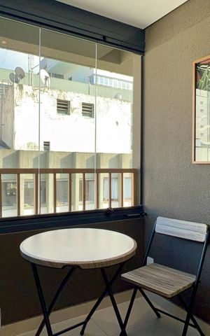 Studio à venda com 21m², 1 quarto e sem vaga Studio à venda com 21m², 1 quarto e sem vagaVaranda