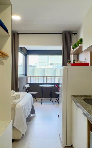 Studio à venda com 21m², 1 quarto e sem vaga Studio à venda com 21m², 1 quarto e sem vagaCozinha