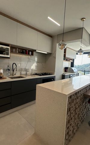 Apartamento à venda com 87m², 2 quartos e 2 vagas Apartamento à venda com 87m², 2 quartos e 2 vagasCozinha