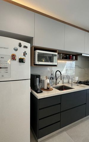 Apartamento à venda com 87m², 2 quartos e 2 vagas Apartamento à venda com 87m², 2 quartos e 2 vagasCozinha