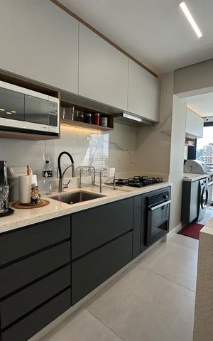Apartamento à venda com 87m², 2 quartos e 2 vagas Apartamento à venda com 87m², 2 quartos e 2 vagasCozinha