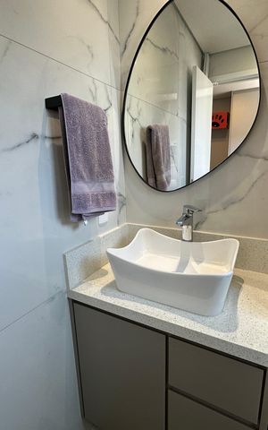 Apartamento à venda com 87m², 2 quartos e 2 vagas Apartamento à venda com 87m², 2 quartos e 2 vagasBanheiro da Suíte 1