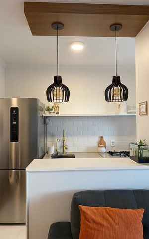 Apartamento à venda com 48m², 2 quartos e 2 vagas Apartamento à venda com 48m², 2 quartos e 2 vagasCozinha