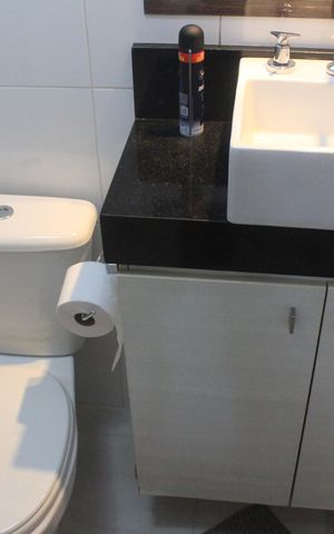 Apartamento à venda com 83m², 3 quartos e 2 vagasBanheiro da Suíte