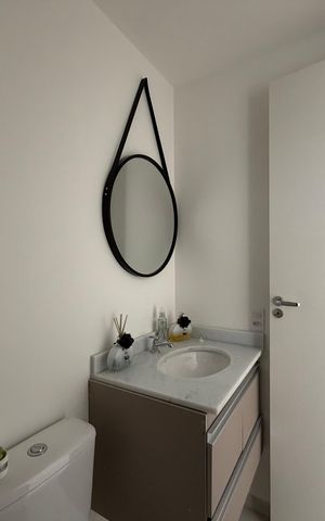 Apartamento para alugar com 46m², 2 quartos e 1 vaga Apartamento para alugar com 46m², 2 quartos e 1 vagaBanheiro