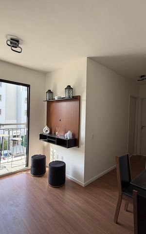 Apartamento para alugar com 46m², 2 quartos e 1 vaga Apartamento para alugar com 46m², 2 quartos e 1 vagaSala