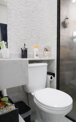 Apartamento à venda com 126m², 3 quartos e 2 vagasBanheiro 