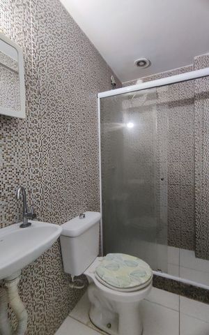 Apartamento para alugar com 45m², 2 quartos e sem vaga Apartamento para alugar com 45m², 2 quartos e sem vagaBanheiro social