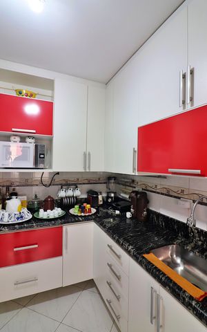 Apartamento à venda com 70m², 2 quartos e 1 vagaCozinha e Área de Serviço