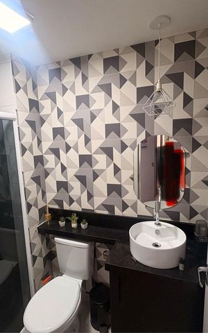 Apartamento para alugar com 47m², 2 quartos e 1 vaga Apartamento para alugar com 47m², 2 quartos e 1 vagaBanheiro