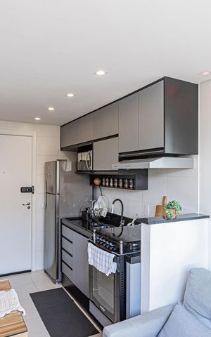 Apartamento para alugar com 33m², 2 quartos e sem vaga Apartamento para alugar com 33m², 2 quartos e sem vagaSala, cozinha e área de serviço