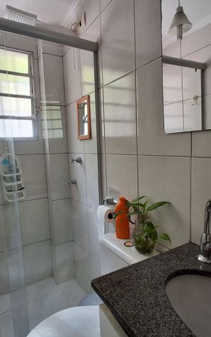 Apartamento à venda com 48m², 2 quartos e 1 vaga Apartamento à venda com 48m², 2 quartos e 1 vagaBanheiro Social