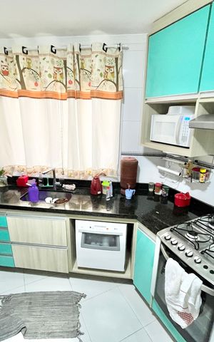 Casa de condomínio à venda com 128m², 3 quartos e 2 vagas Casa de condomínio à venda com 128m², 3 quartos e 2 vagasCozinha