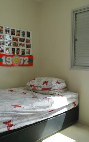 Apartamento à venda com 70m², 3 quartos e 2 vagasQuarto 2 