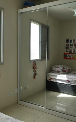 Apartamento à venda com 70m², 3 quartos e 2 vagasQuarto 2 