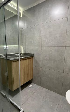 Apartamento para alugar com 44m², 1 quarto e sem vaga Apartamento para alugar com 44m², 1 quarto e sem vagaBanheiro