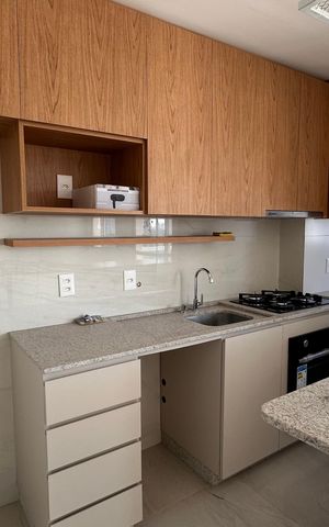 Apartamento à venda com 59m², 1 quarto e 2 vagas