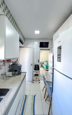 Apartamento à venda com 100m², 3 quartos e 2 vagasCozinha