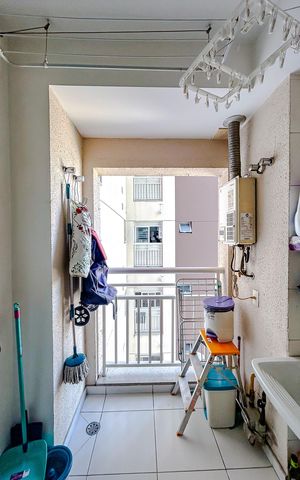 Apartamento à venda com 100m², 3 quartos e 2 vagasÁrea de Serviço
