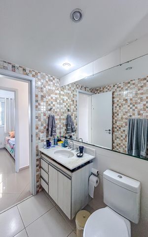 Apartamento à venda com 100m², 3 quartos e 2 vagasBanheiro