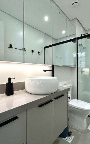 Apartamento para alugar com 40m², 1 quarto e 1 vaga Apartamento para alugar com 40m², 1 quarto e 1 vagaBanheiro