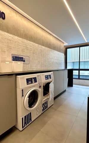 Apartamento para alugar com 40m², 1 quarto e 1 vaga Apartamento para alugar com 40m², 1 quarto e 1 vagaLavanderia