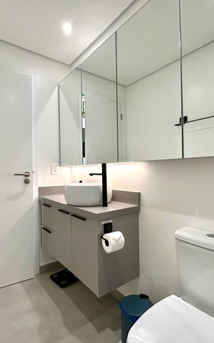 Apartamento para alugar com 40m², 1 quarto e 1 vaga Apartamento para alugar com 40m², 1 quarto e 1 vagaBanheiro